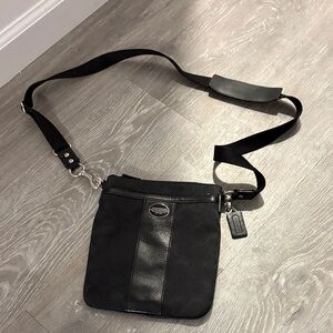 Coach Black Messenger Bag
